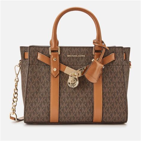 michael michael kors nouveau hamilton small satchel|Michael Kors Hamilton satchel large.